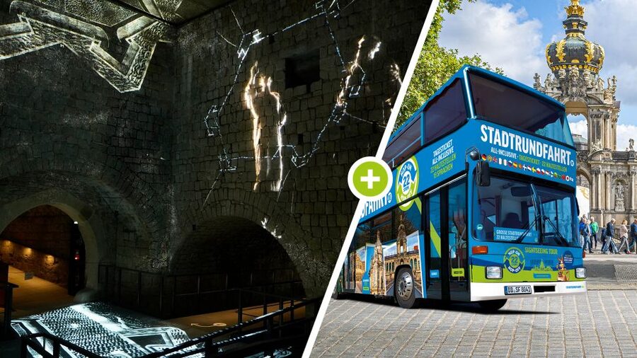 Dresden: 1-Day Hop-On Hop-Off Bus & Fortress Xperience - Starting at Postplatz and the Zwinger