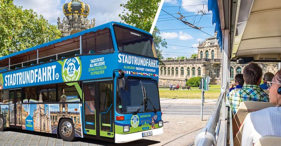 Dresden: 1-Day Hop-On-Hop-Off Bus Tour - Old Market Square, Frauenkirche, and the Fürstenzug