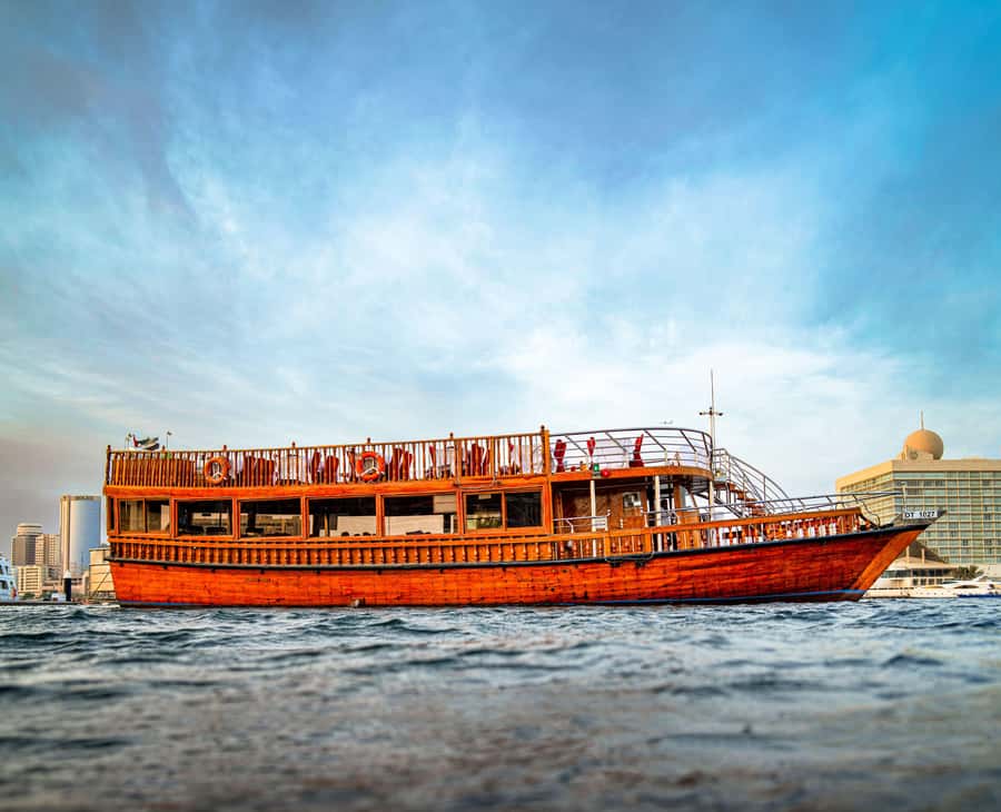 Dubai: Big Bus Hop-On Hop-Off Tour & Optional Dhow Cruise - Blue route: Palm Jumeirah, Atlantis, and the coast
