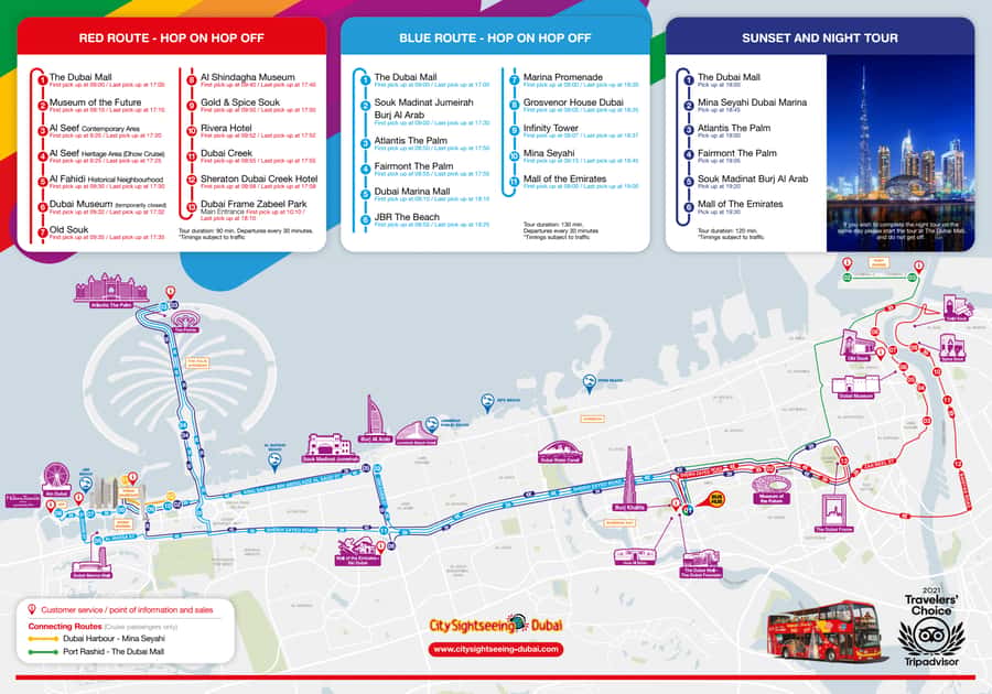 Dubai: City Sightseeing HOHO Bus Tour + Sunset & Night Tour - Final verdict: book it for orientation and distance