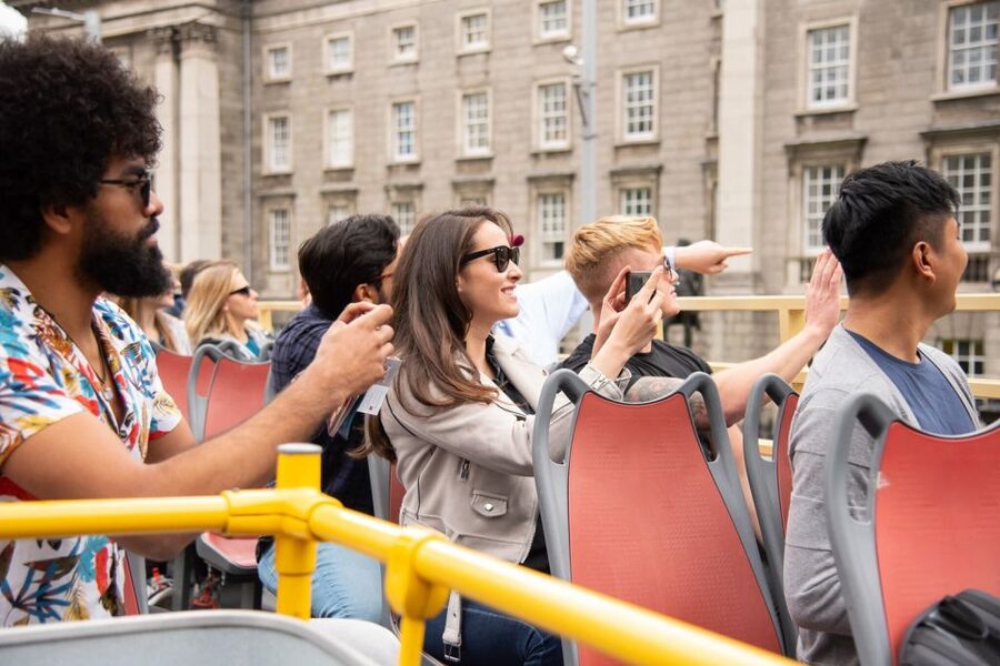 Dublin: Big Bus Hop-On, Hop-Off Tour with Live Guide - Temple Bar, Dublin Castle, and the medieval center