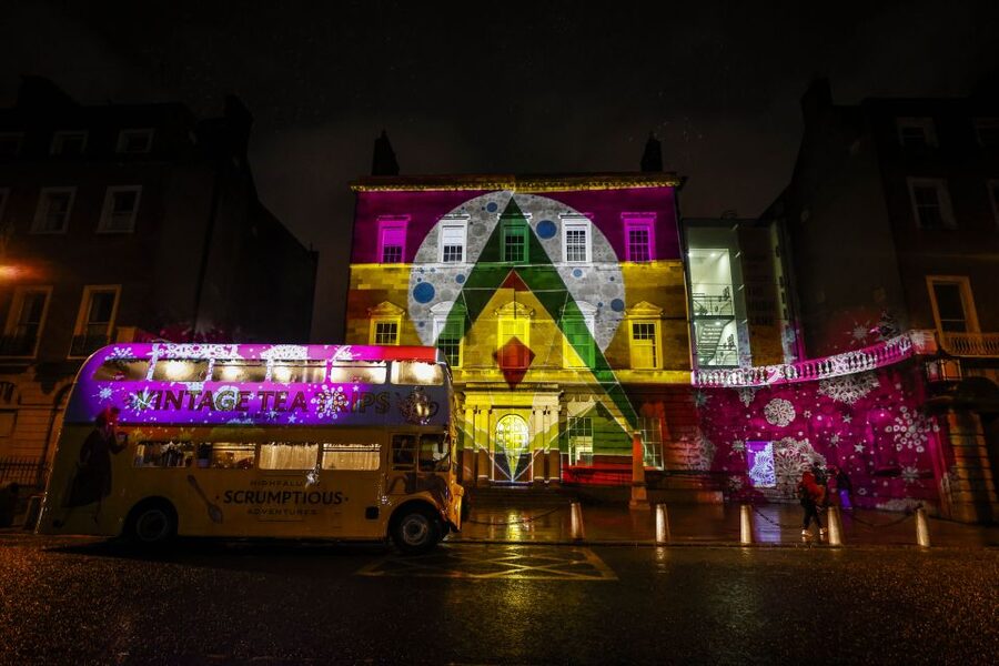 Dublin: Christmas Lights Festive Bus Tour with Afternoon Tea - Live Commentary Makes the Drive More Than a Light Show