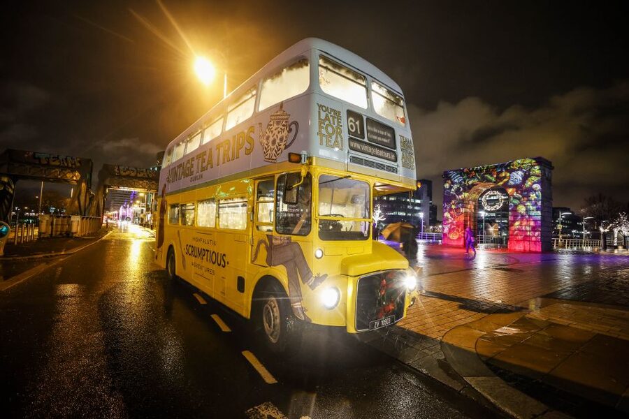 Dublin: Christmas Lights Festive Bus Tour with Afternoon Tea - Seating Tips for the Best View