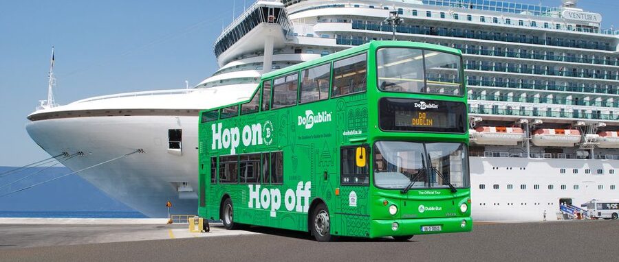 Dublin: Cruise Excursion Hop-On Hop-Off Tour & Rail Ticket - What the live bus tour adds