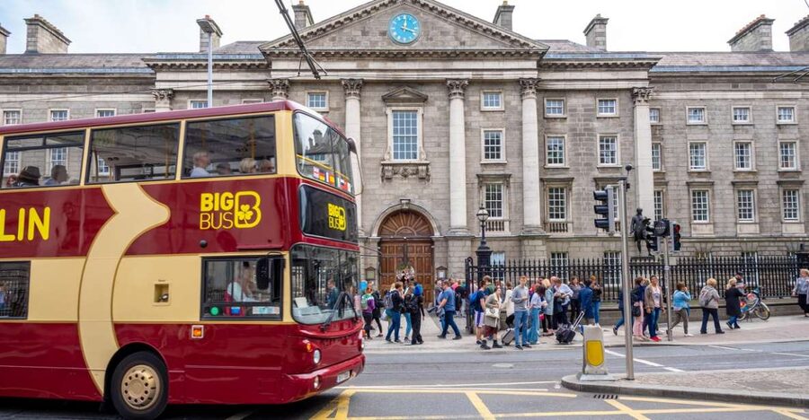 Dublin: Jameson Whiskey Distillery & Hop-on Hop-off Bus Tour - Start on Upper O’Connell Street