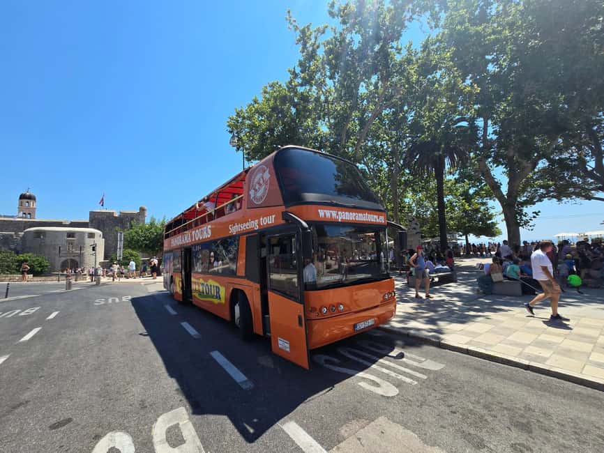 Dubrovnik: City Hop On Hop Off Bus with 3 Tour Options - What you see around Pile and the Old Town