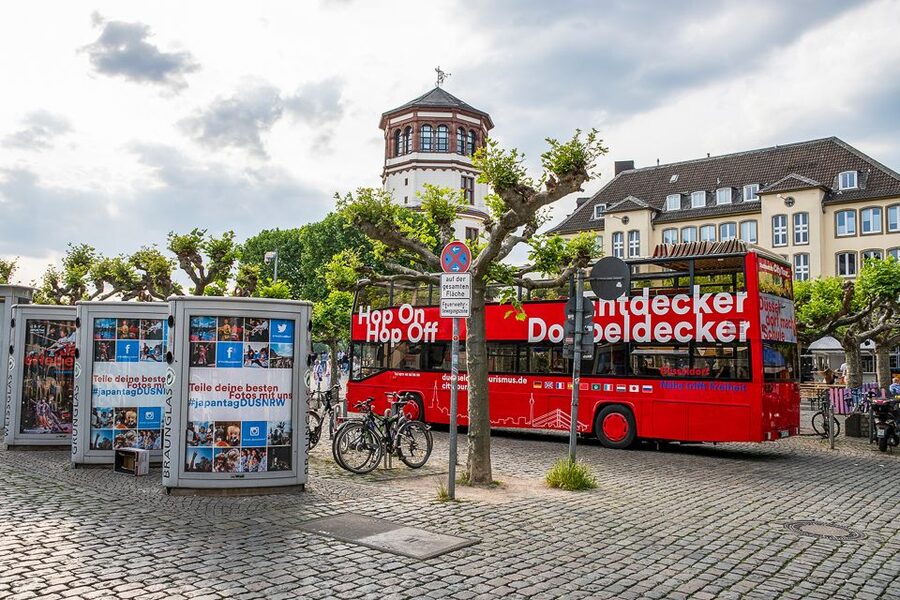 Düsseldorf: 24-Hour Hop-On Hop-Off Ticket - Rheinturm and Medienhafen: Düsseldorf’s modern side