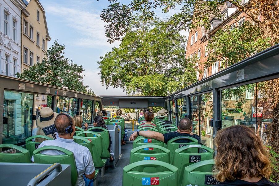 Düsseldorf: 24-Hour Hop-On Hop-Off Ticket - Rheinterrasse and Ehrenhof