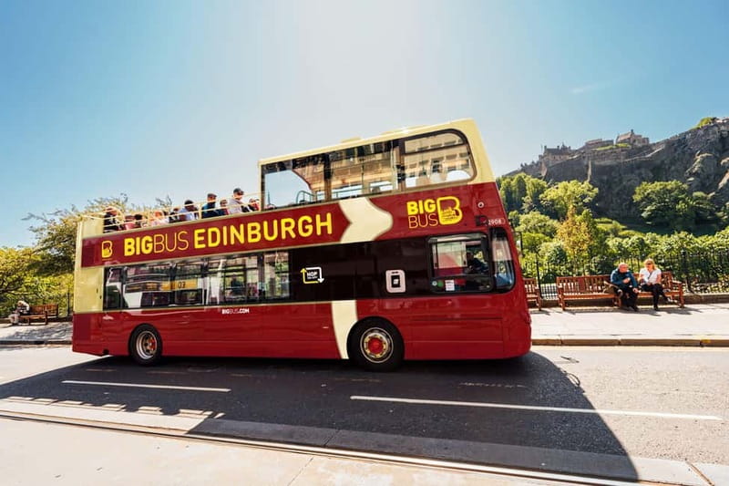 Edinburgh: Big Bus Hop-On, Hop-Off Tour by Open-Top Bus - Start at Waterloo Place, Edinburgh’s practical bus base
