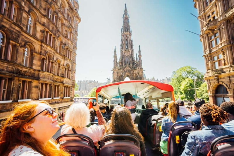 Edinburgh: Big Bus Hop-On, Hop-Off Tour by Open-Top Bus - City Tour: the best introduction to Edinburgh