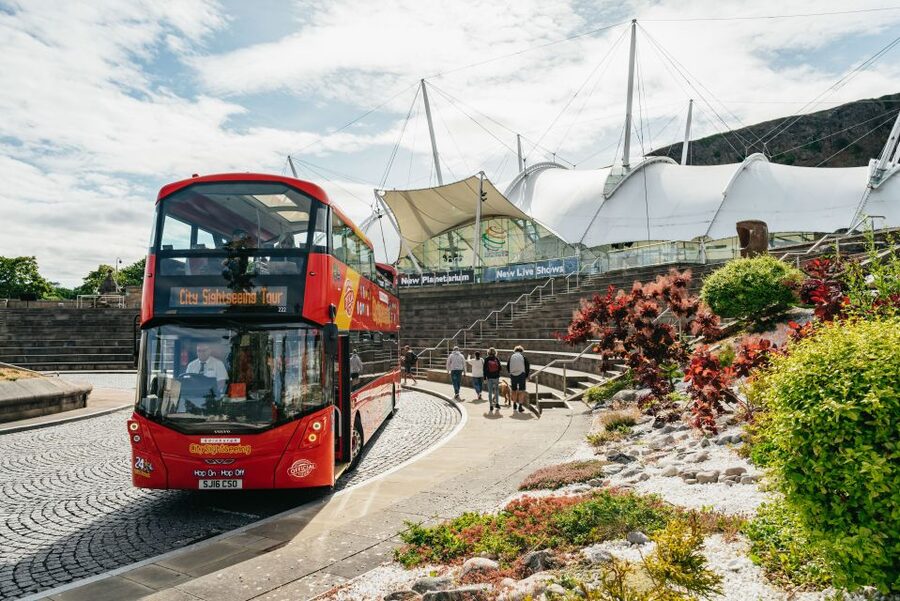 Edinburgh: City Sightseeing Hop-On Hop-Off Bus Tour - Johnston Terrace, the Royal Mile, and the Old Town