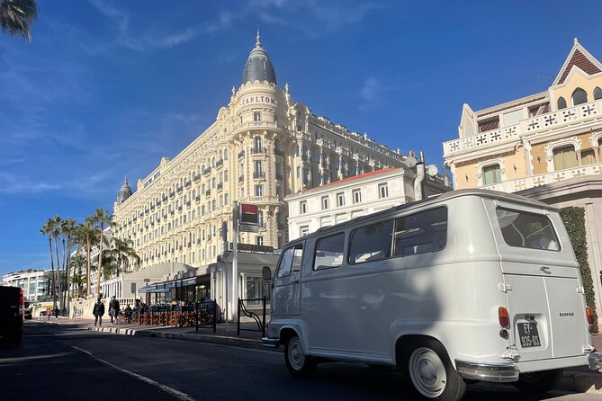 Explore Cannes Countryside in Style with our Classic Bus Tours! - The classic van changes the mood