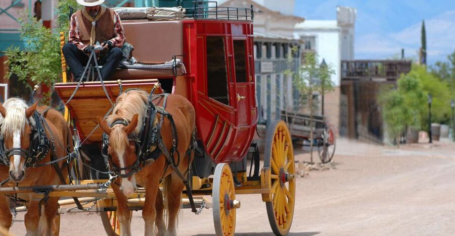 Friday: Tombstone & Bisbee; 9h Tour bus from Tucson - Leaving Tucson through the Sonoran Desert