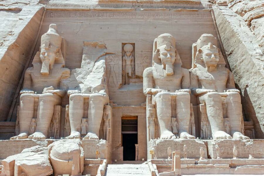 From Aswan: Trip to Abu Simbel by Bus - A four-hour road trip each way