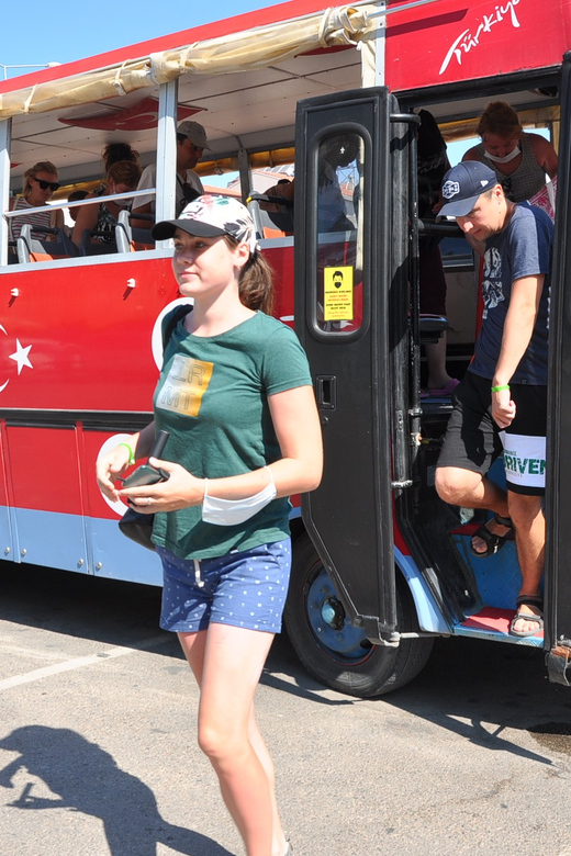From City of Side: Cabrio Bus Safari & Boat Tour with Lunch - Group logistics, guides, and timing