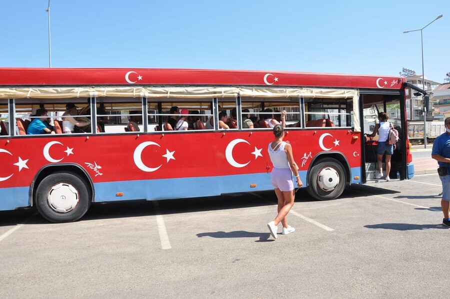 From City of Side: Cabrio Bus Safari & Boat Tour with Lunch - Manavgat Waterfalls and the extra entrance fee