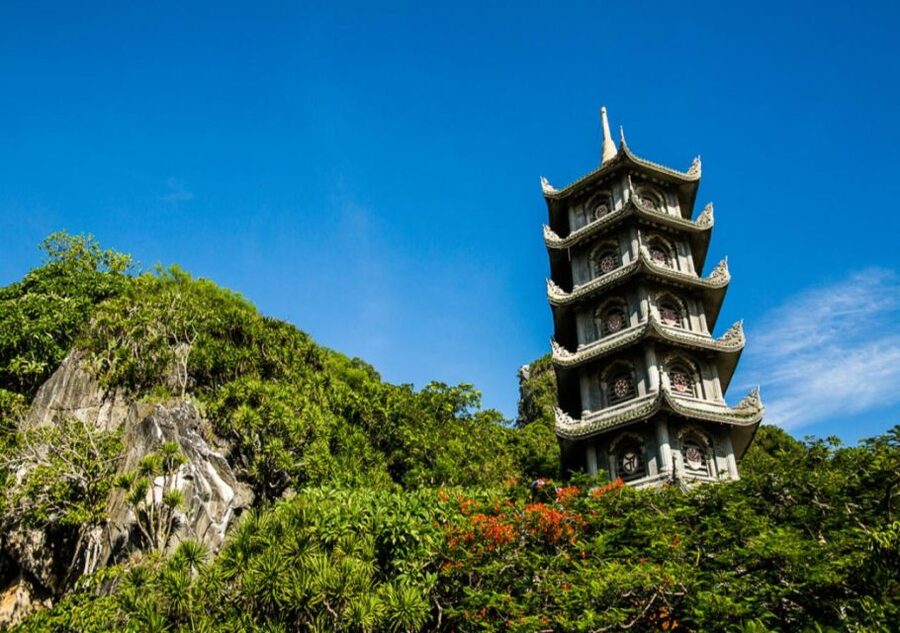 From Danang: Da Nang Sightseeing Bus City Tour - 9:45 AM at Marble Mountains
