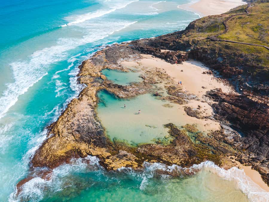 From Hervey Bay: K'gari, Fraser Island Two-Day Coach Tour - One night at K’gari Beach Resort