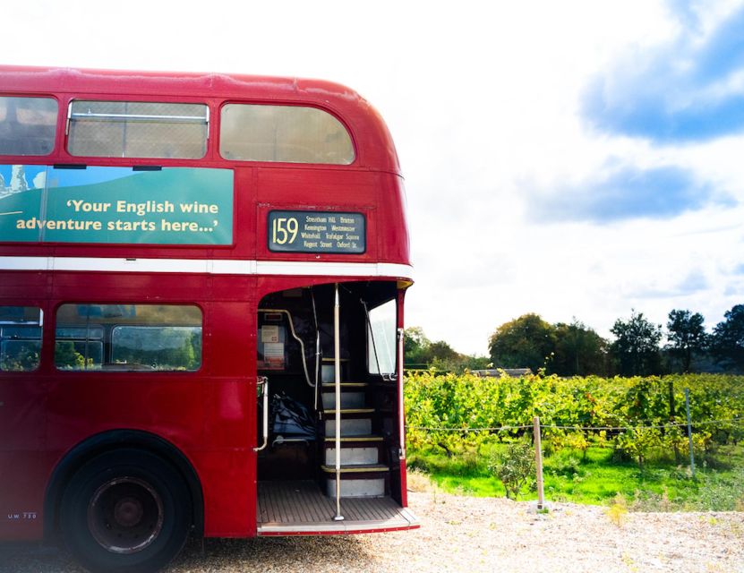 From London: Vintage Bus Wine Tour with Return Train Tickets - The first vineyard: three hours of wine, food, and explanation