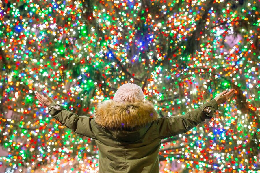 From Manhattan: 4-Hour Christmas Lights Luxury Bus Tour - The ride back through Greenwich Village