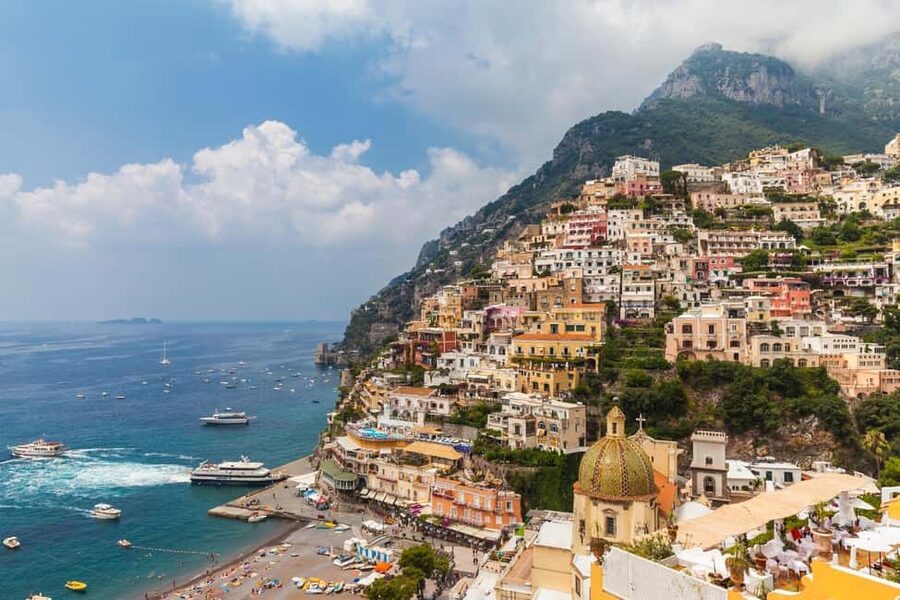 From Naples: Sorrento, Positano and Amalfi Day Trip by Bus - Positano from above, not necessarily from the streets