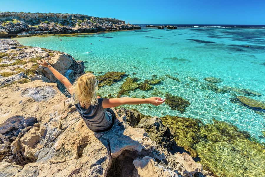 From Perth or Fremantle: Rottnest Island Ferry and Bus Tour - Arriving at Rottnest and finding the bus