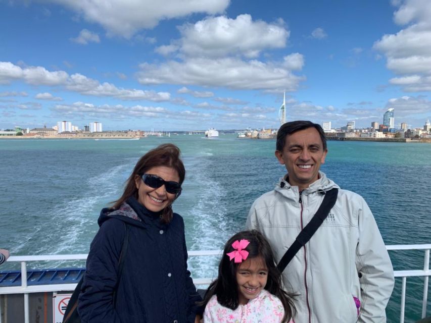 From Portsmouth: Isle of Wight Day Tour by Bus and Ferry - The Wightlink crossing and the route to Godshill
