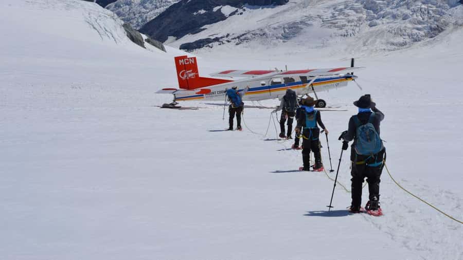 From Queenstown: Mount Cook Heli-Hike and Bus Tour Combo - Lake Pukaki and the approach to Aoraki Mount Cook