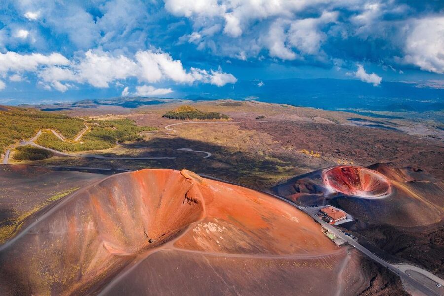 From Taormina: Mount Etna Guided Bus Tour - From citrus groves to volcanic pine forest