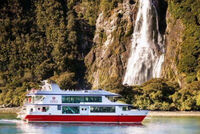 From Te Anau: Milford Sound Cruise & Glass-Roof Coach Tour