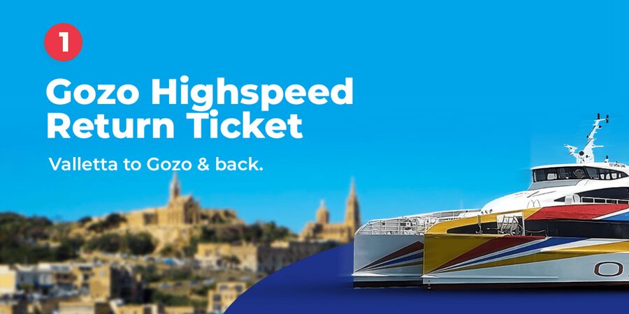 From Valetta: Catamaran Tour with Hop-On, Hop-Off Gozo Tour - Arriving at Mgarr and finding the green bus