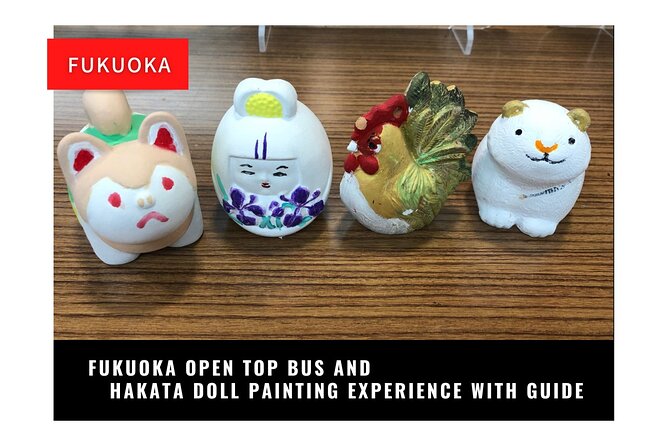 Fukuoka Open Top Bus and Hakata Doll Painting Experience with Guide - Meeting at Fukuoka City Hall at 9:30
