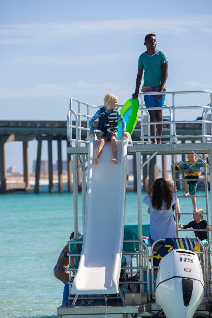 Full Day Double Decker Pontoon Boat Rental- Okaloosa Island - Checking in at Brooks Bridge Marina