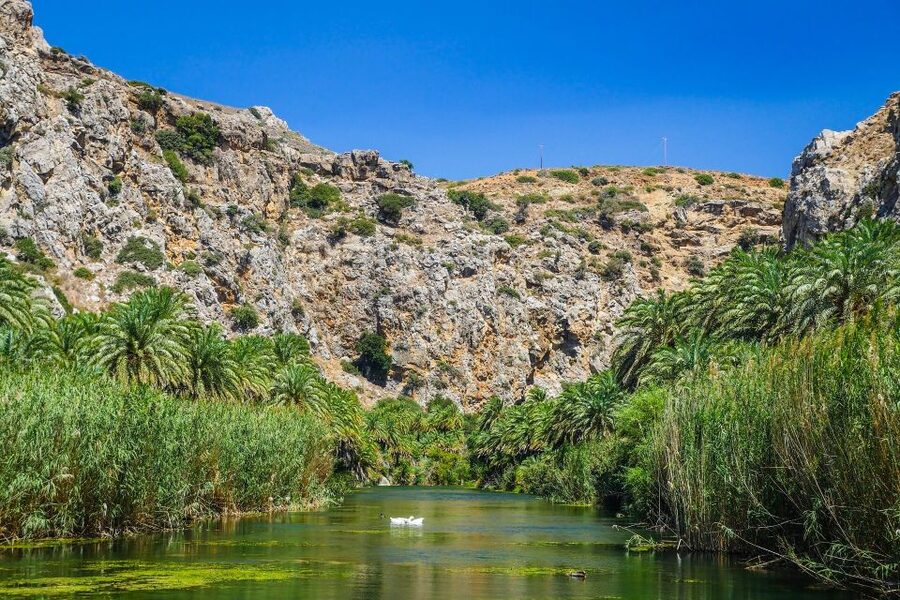Georgioupolis: Preveli Palm Beach Day Trip by Bus and Boat - Kourtaliotiko Gorge and its cliffside churches
