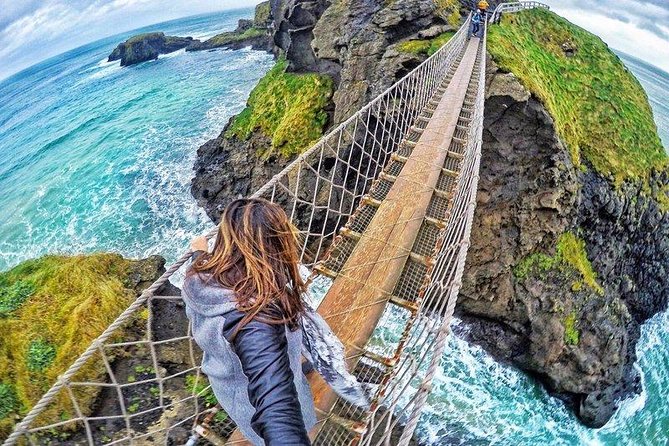 Giant's Causeway Tour from Belfast - Luxury Bus + Castles Tour - Portaneevy viewpoint and the rope bridge problem