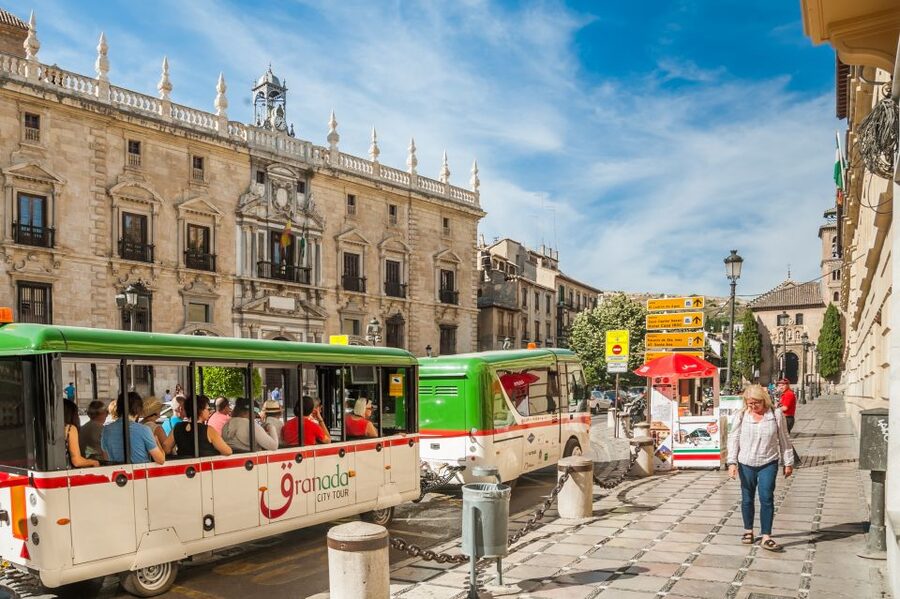 Granada City Train 1 or 2-Day Hop-On Hop-Off Ticket - Campo del Príncipe and the southern streets