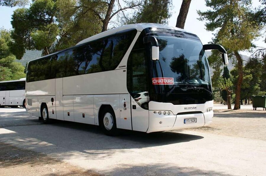 Guided walking tour of Acropolis with bus city tour - Seeing Athens from an air-conditioned bus