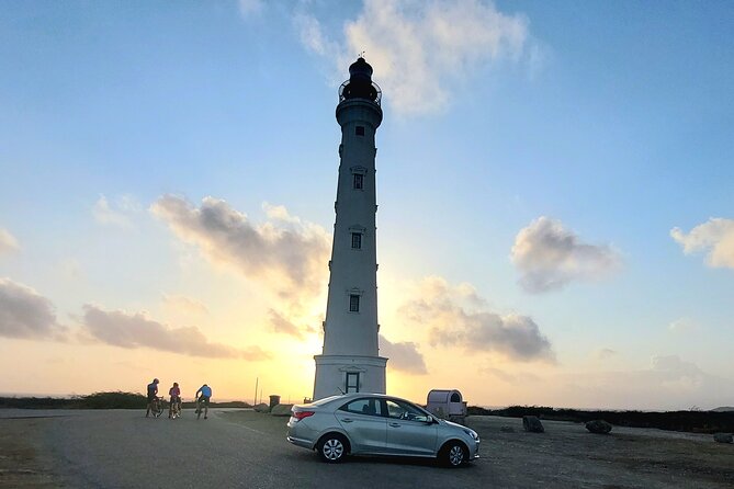Half-Day Aruba Sightseeing Tour & Beach in an Air-condition Bus - California Lighthouse: A scenic stop with a maintenance warning