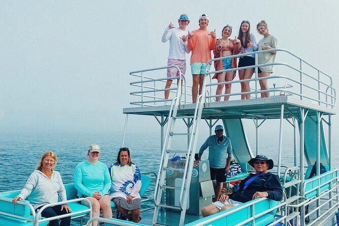 Half Day Double Decker Pontoon Boat Rental from Okaloosa Island - Fishing and Picnic Time
