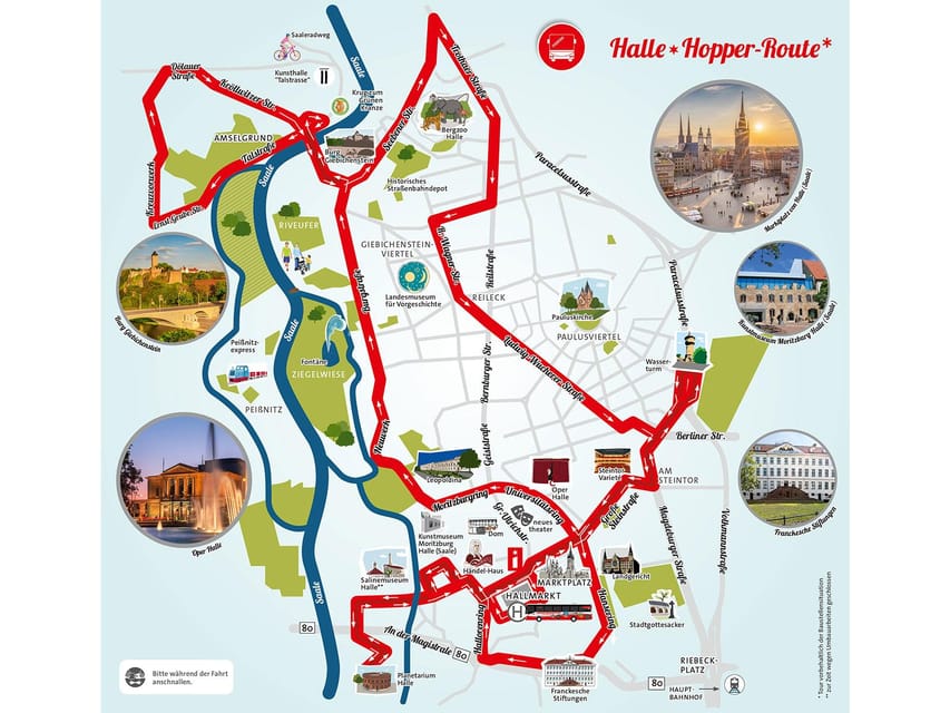 Halle (Saale) : Die Stadtrundfahrt mit dem Bus - The audio guide is useful, but the sound matters