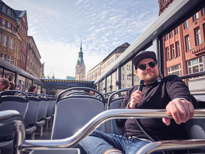 Hamburg: Hop-On Hop-Off Bus City Tour - Line F - Central Station to HafenCity: a quick city orientation