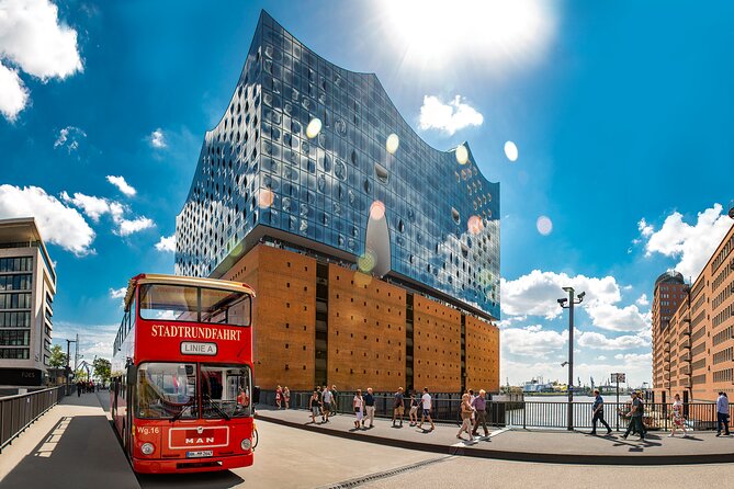 Hamburg Hop-on Hop-off Sightseeing Tour on Red Double Decker Bus - Kontorhausviertel and the city center