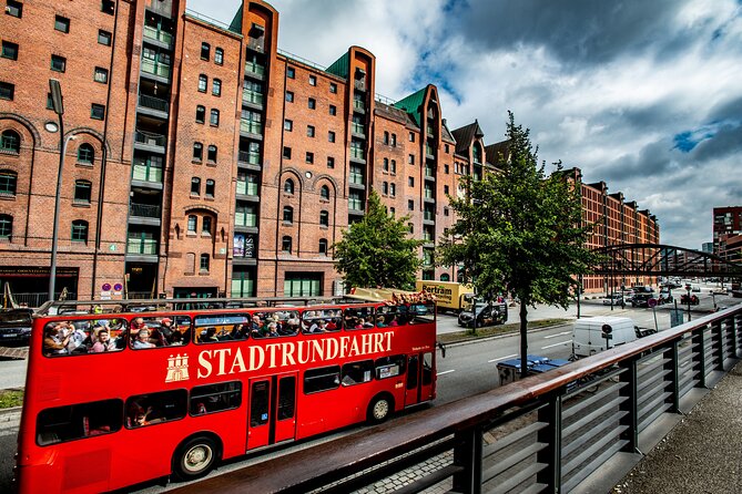 Hamburg Hop-on Hop-off Sightseeing Tour on Red Double Decker Bus - The Alster lakes and Hamburg’s greener side