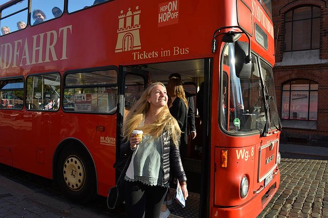 Hamburg Hop-on Hop-off Sightseeing Tour on Red Double Decker Bus - Starting at the port and HafenCity