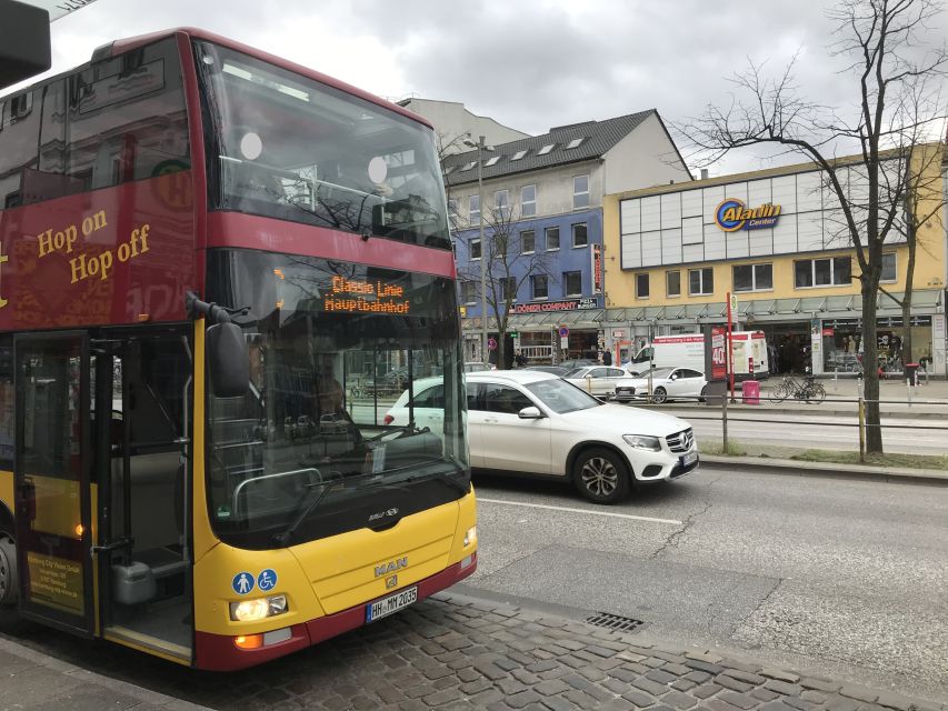Hamburg: Line C Sightseeing Hop-On Hop-Off Bus Tour - St. Georg and the route’s wider view