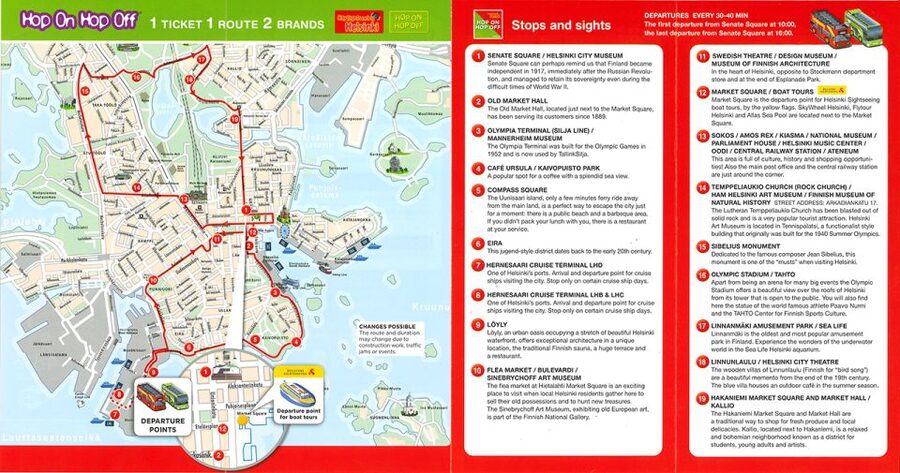 Helsinki by Bus and Boat 24-Hour Combo Ticket - What the audio guides add