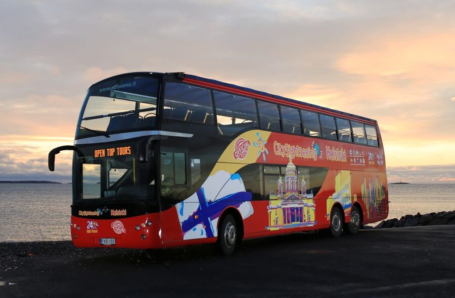 Helsinki: City Sightseeing Hop-On Hop-Off Bus Tour - Stops 16 to 19: Olympic Helsinki, amusement rides, and Hakaniemi