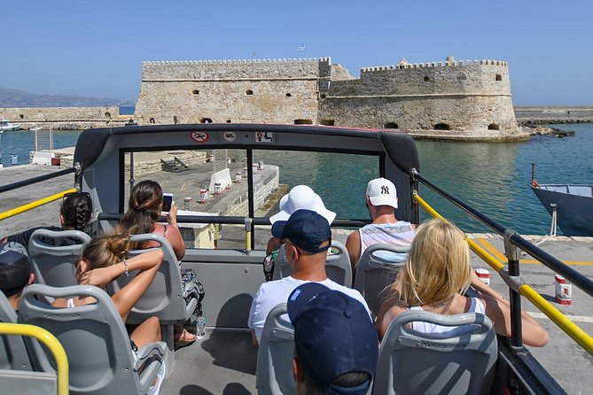 Heraklion Hop-On Hop-Off Bus Tour - The open-top ride and audio commentary