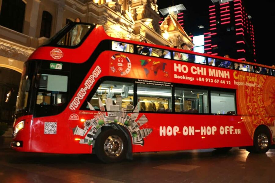 Ho Chi Minh City: Late-Night Open-Top Bus Tour - A 45-Minute Route Through Central Ho Chi Minh City