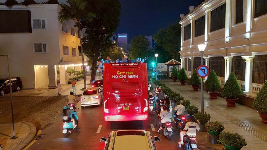 Ho Chi Minh City: Late-Night Open-Top Bus Tour - No Commentary Means a Quieter, Less Informed Ride